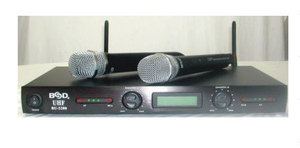 UHF雙頻無線麥克風組合機