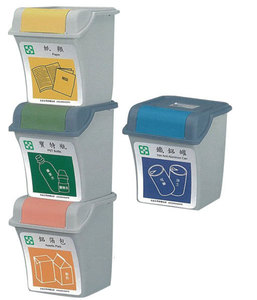 FK-9886分類垃圾桶 30公升