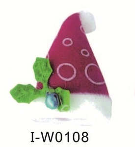 帽+燈胸針I-W0108